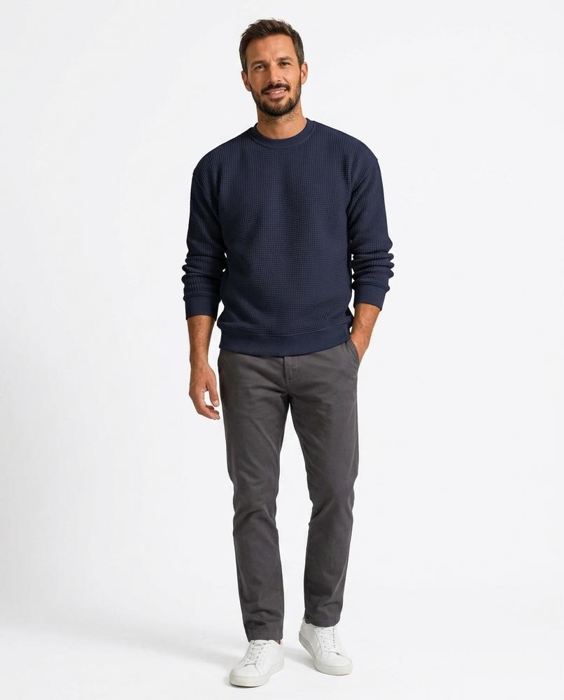 Nord Wear - Katen | Waffle-Knit Crewneck Sweater Men