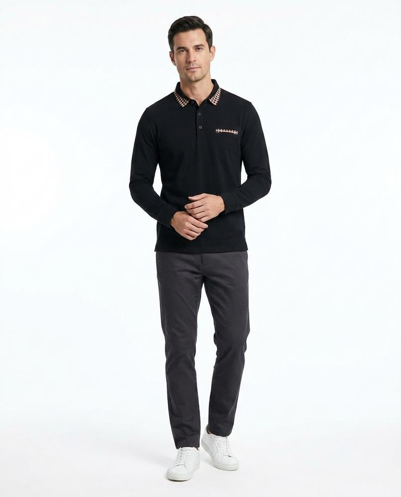 Nord Wear - Sipad | Long-Sleeved Contrast-Collar Shirt Men