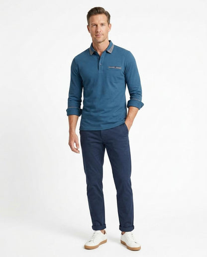 Nord Wear - Sipad | Long-Sleeved Contrast-Collar Shirt Men