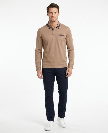 Nord Wear - Sipad | Long-Sleeved Contrast-Collar Shirt Men