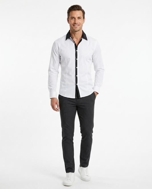 Nord Wear - Towud | Two-Tone Slim Fit Shirt Men
