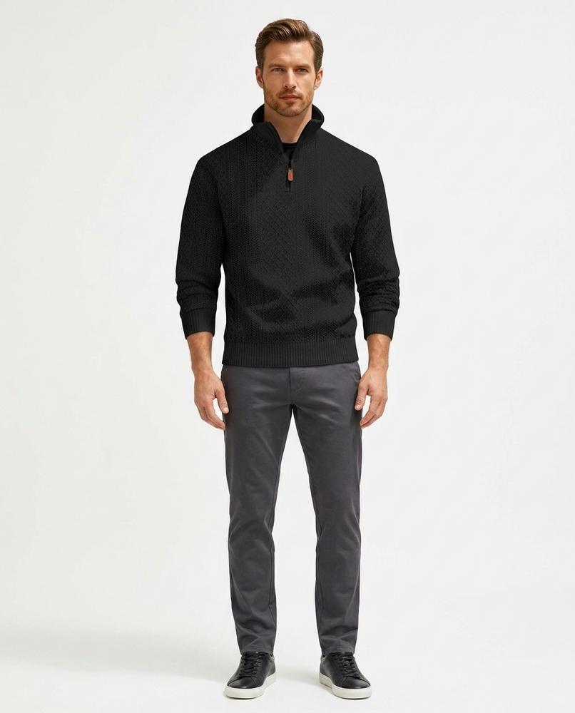Nord Wear - Euvad | Textured Quarter-Zip Sweater Men