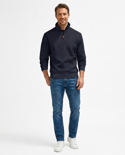 Nord Wear - Euvad | Textured Quarter-Zip Sweater Men