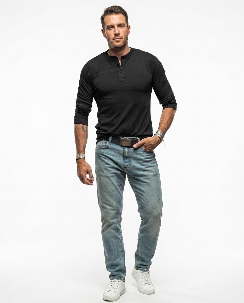 Nord Wear - Nifev | Slim-Fit Button-Placket T-Shirt Men