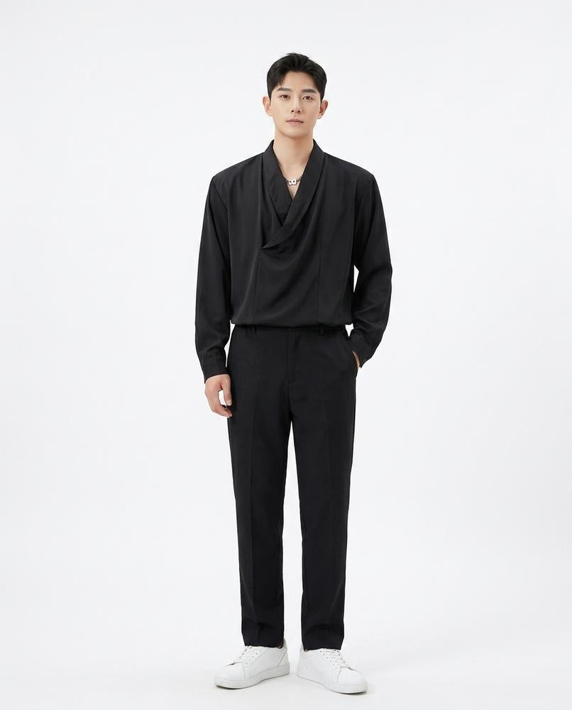 Nord Wear - Kuzev | Draped Long-Sleeved Shirt Men