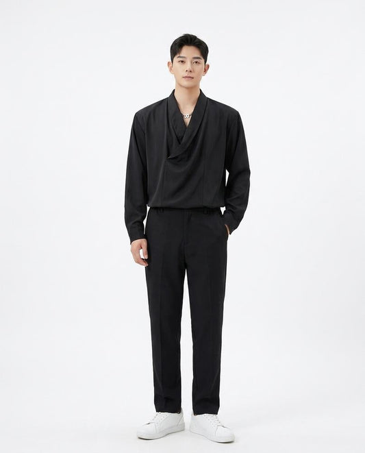 Nord Wear - Kuzev | Draped Long-Sleeved Shirt Men