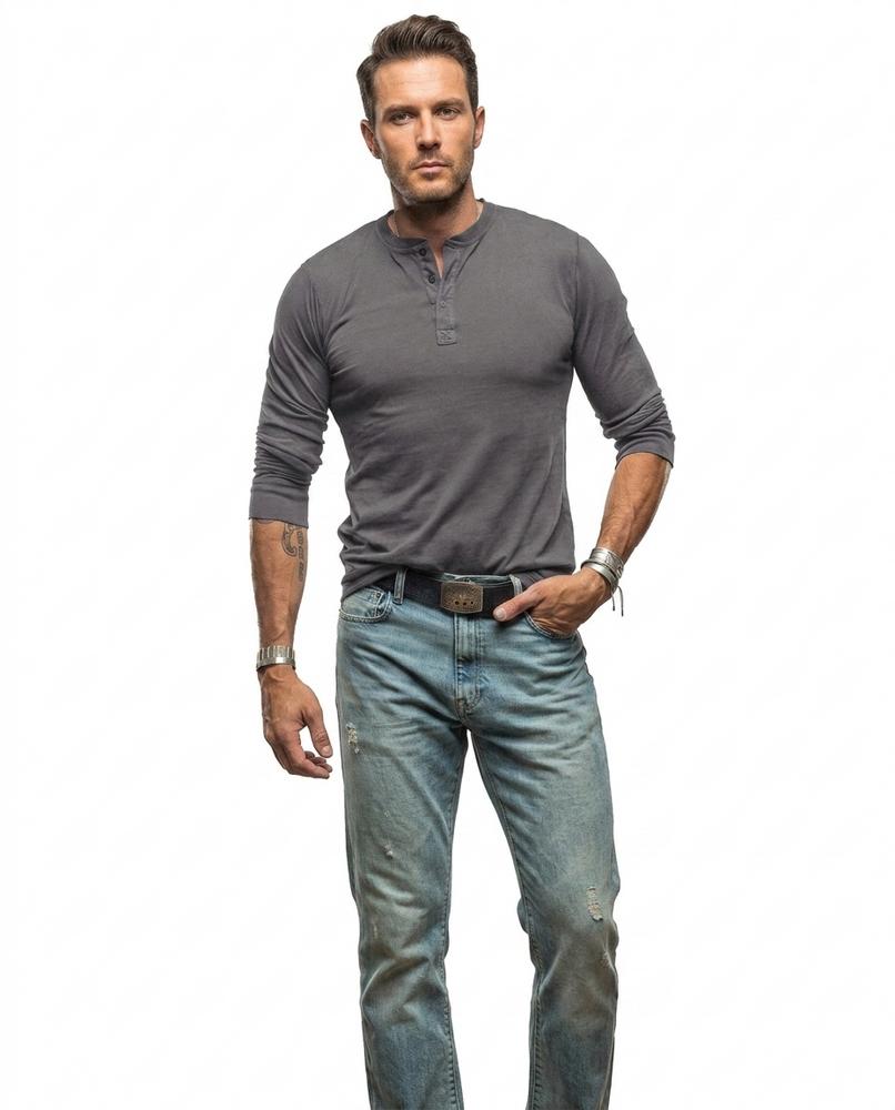 Nord Wear - Nifev | Slim-Fit Button-Placket T-Shirt Men