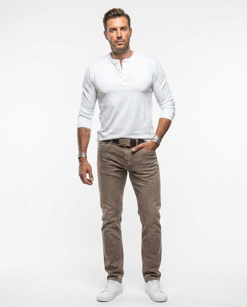 Nord Wear - Nifev | Slim-Fit Button-Placket T-Shirt Men