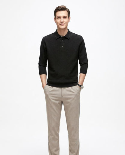 Nord Wear - Cohek | Jacquard Collared Sweater Men