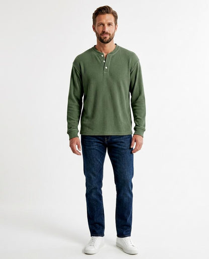 Nord Wear - Zeget | Ribbed Henley Shirt Men
