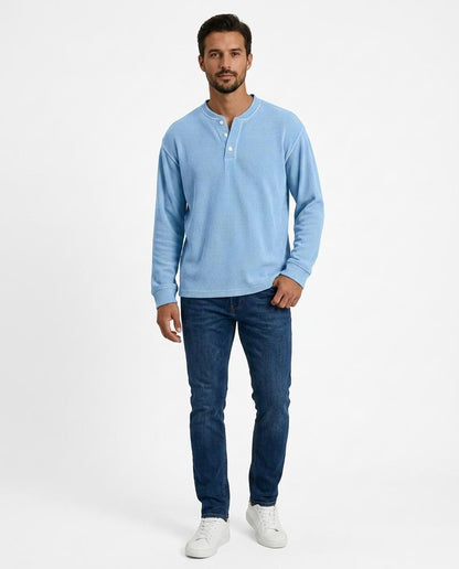 Nord Wear - Zeget | Ribbed Henley Shirt Men