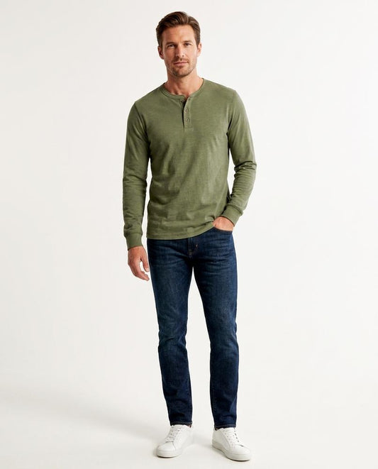 Nord Wear - Dupok | Long-Sleeved Buttoned Placket T-Shirt Men