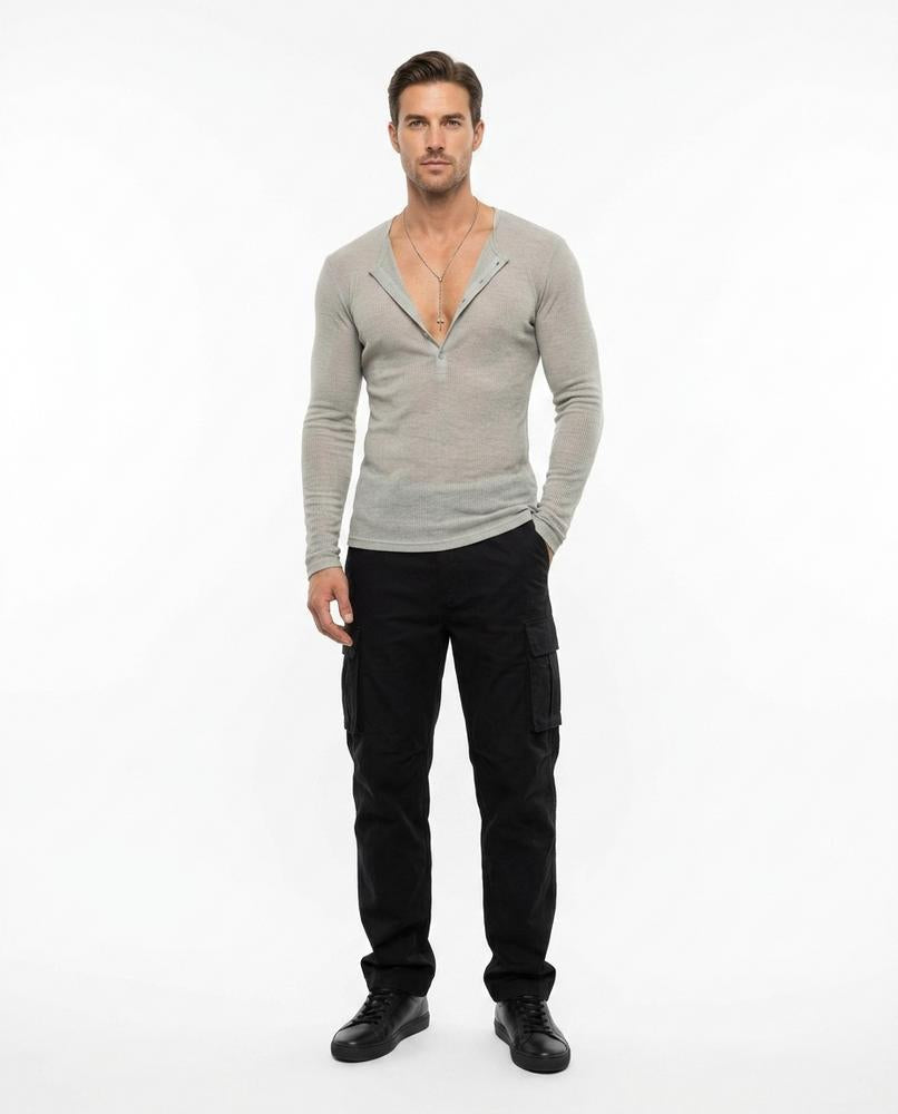 Nord Wear - Tedes | Button-Placket Lightweight T-Shirt Men