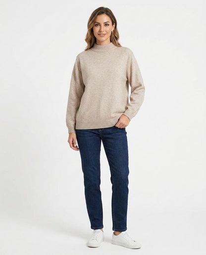 Nord Wear - Savak | Mock Neck Fine-Knit Sweater Women