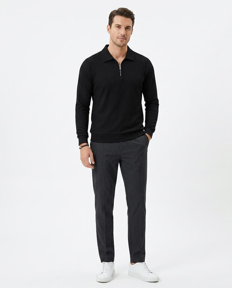 Nord Wear - Cobid | Rib-Knit Zip-Neck Sweater Men