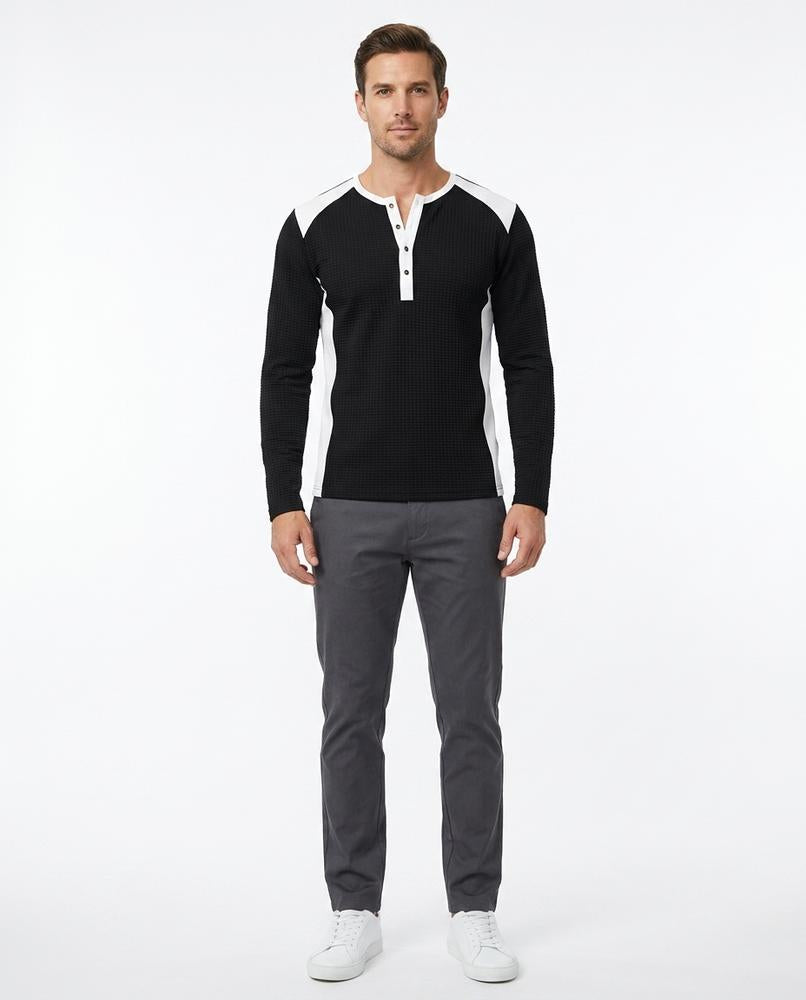Nord Wear - Mibud | Waffle-Knit Color-Block Shirt Men