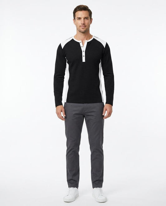 Nord Wear - Mibud | Waffle-Knit Color-Block Shirt Men