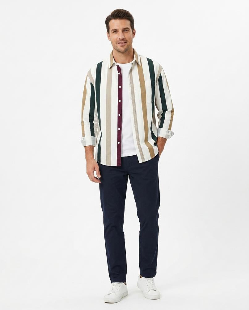 Nord Wear - Zemen | Striped Cotton Shirt Men