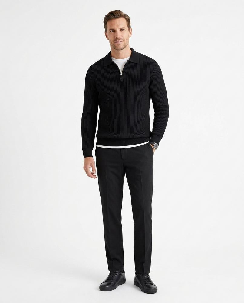 Nord Wear - Capar | Rib-Knit Zip-Neck Sweater Men