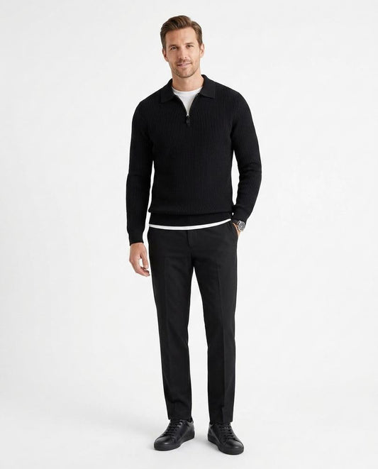 Nord Wear - Capar | Rib-Knit Zip-Neck Sweater Men
