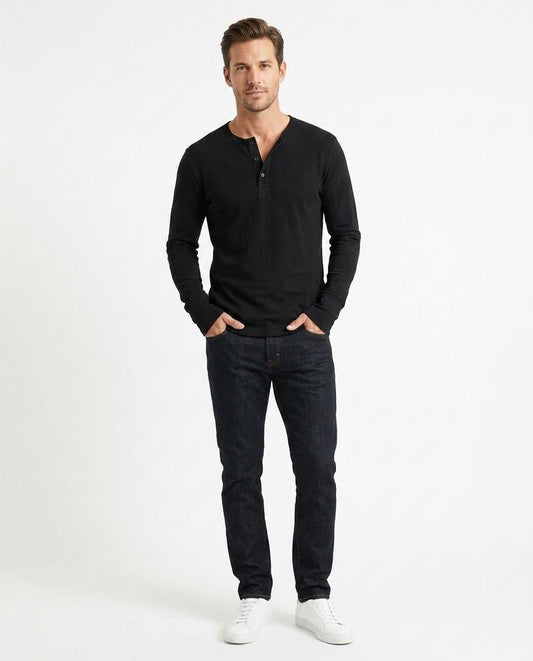 Nord Wear - Mosot | Long-Sleeved Button-Placket T-Shirt Men