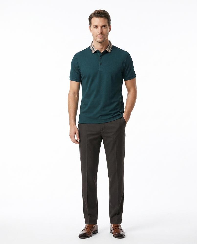 Nord Wear - Eibud | Short-Sleeved Check-Collar Shirt Men