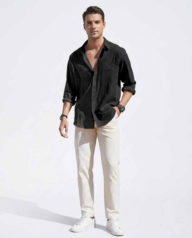 Nord Wear - Tuzos | Linen-Blend Long-Sleeved Shirt Men
