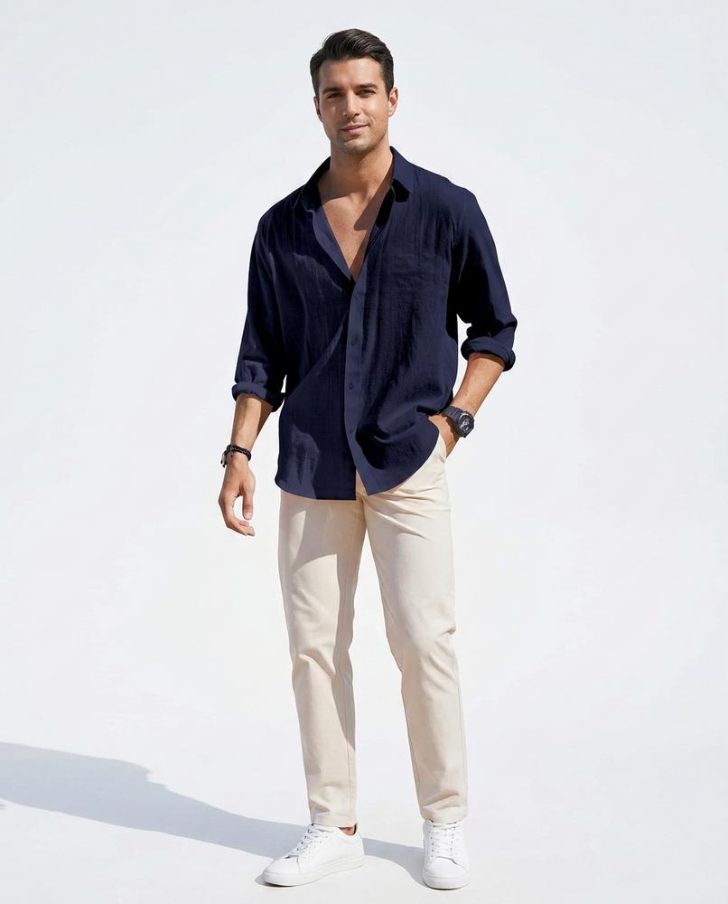 Nord Wear - Tuzos | Linen-Blend Long-Sleeved Shirt Men