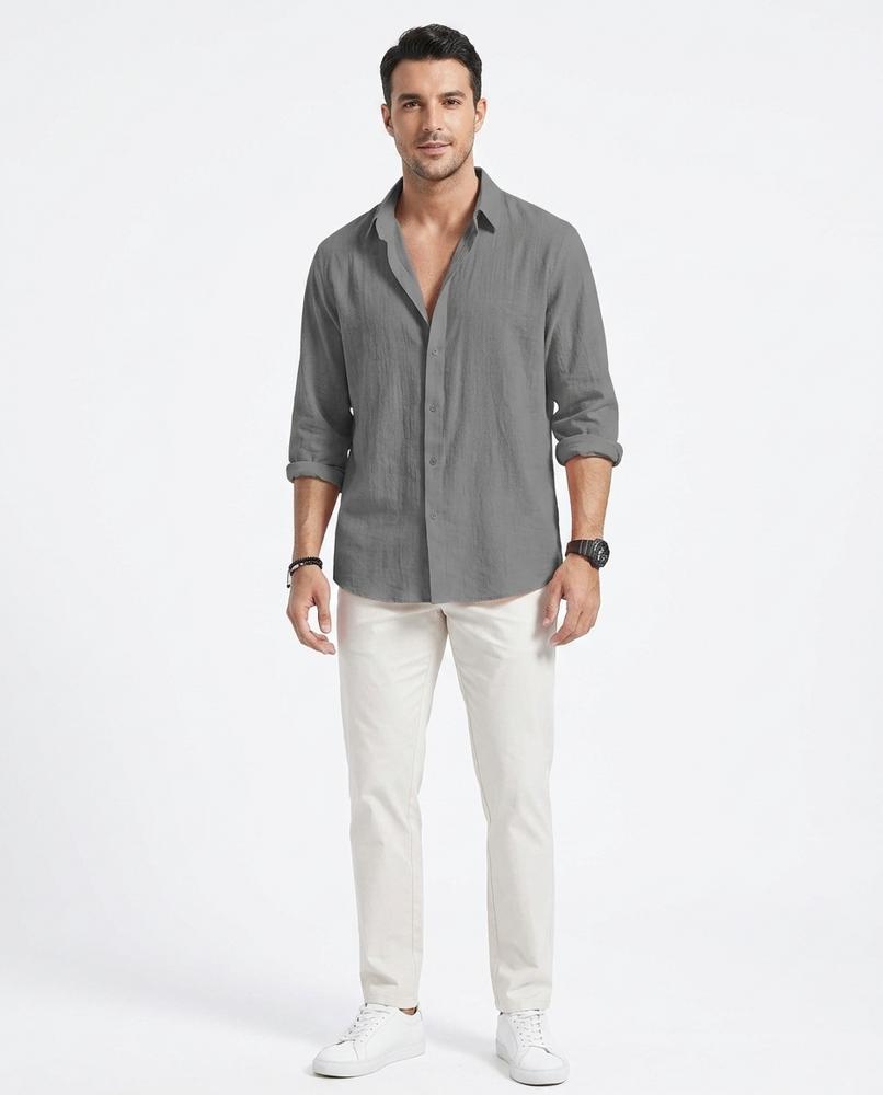 Nord Wear - Tuzos | Linen-Blend Long-Sleeved Shirt Men