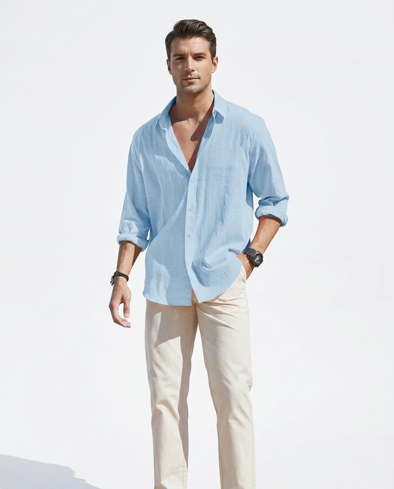 Nord Wear - Tuzos | Linen-Blend Long-Sleeved Shirt Men