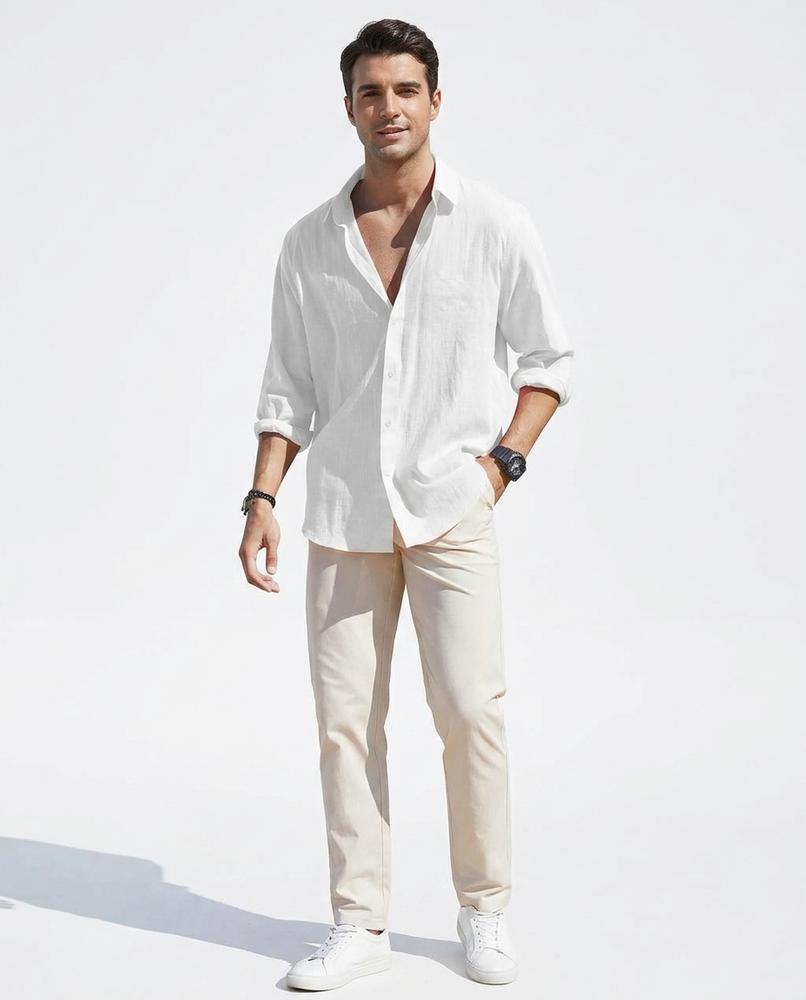 Nord Wear - Tuzos | Linen-Blend Long-Sleeved Shirt Men