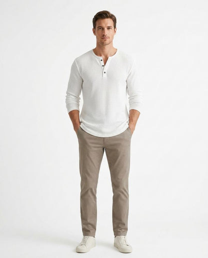 Nord Wear - Vegit | Waffle-Knit Henley-Style Shirt Men