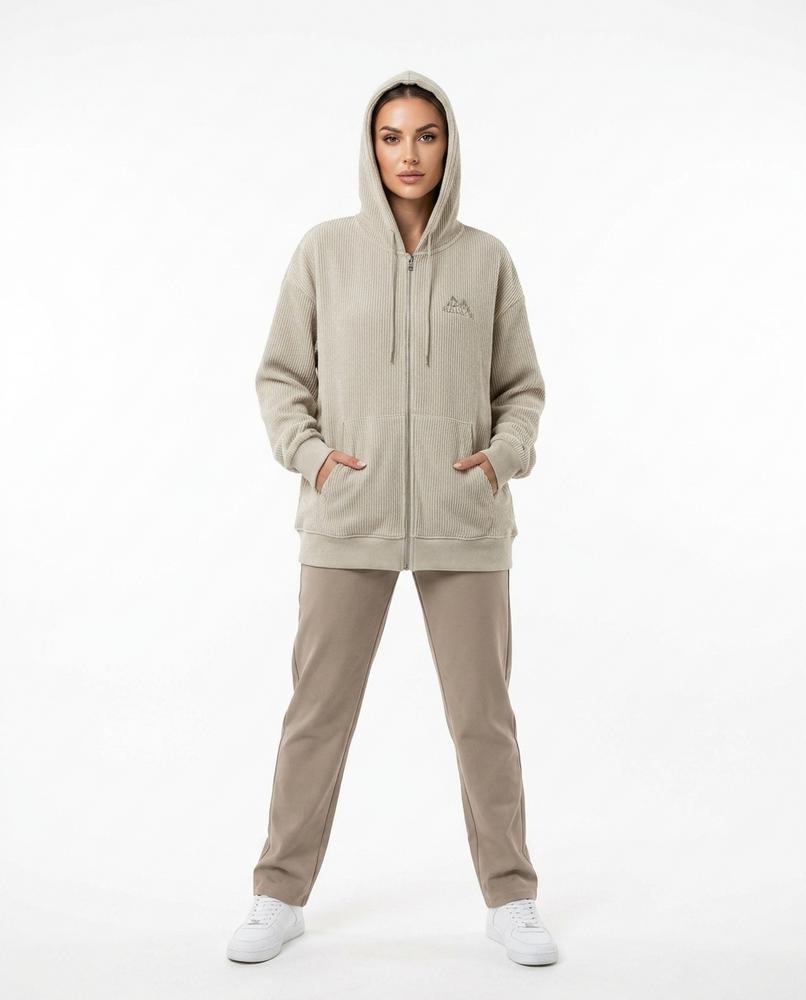 Nord Wear - Zofol | Waffle-Knit Relaxed Fit Hoodie Women