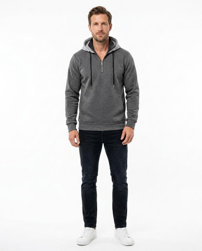 Nord Wear - Zenet | Quarter-Zip Two-Tone Hoodie Men