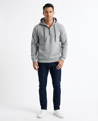 Nord Wear - Zenet | Quarter-Zip Two-Tone Hoodie Men