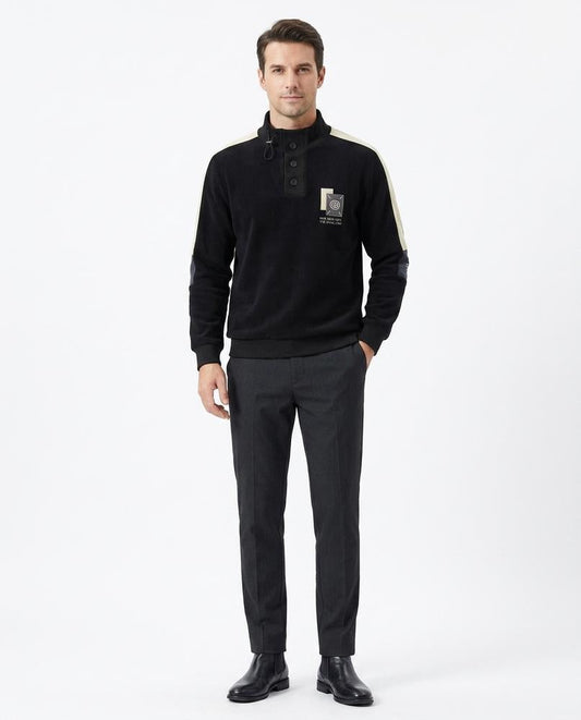 Nord Wear - Laved | Buttoned-Placket Fleece-Lined Sweater Men