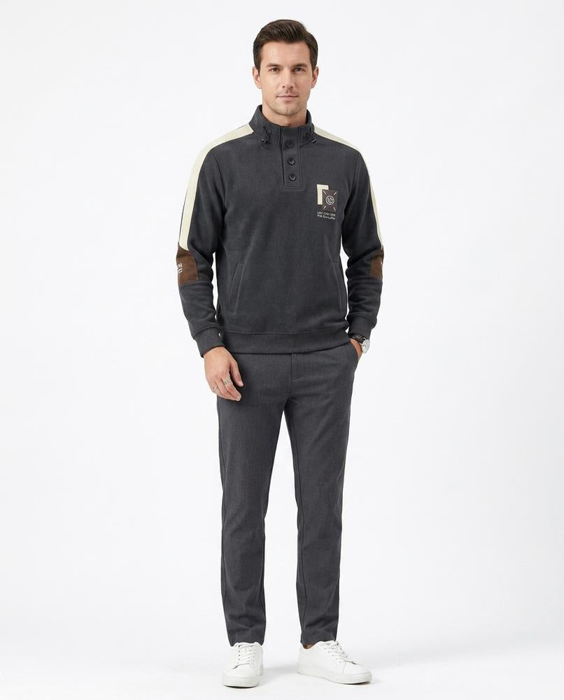 Nord Wear - Laved | Buttoned-Placket Fleece-Lined Sweater Men