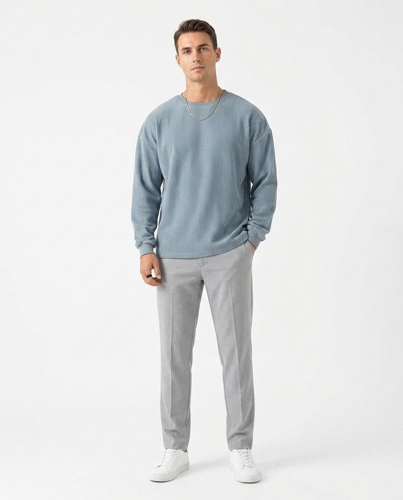 Nord Wear - Zufet | Corduroy Crewneck Sweatshirt Men