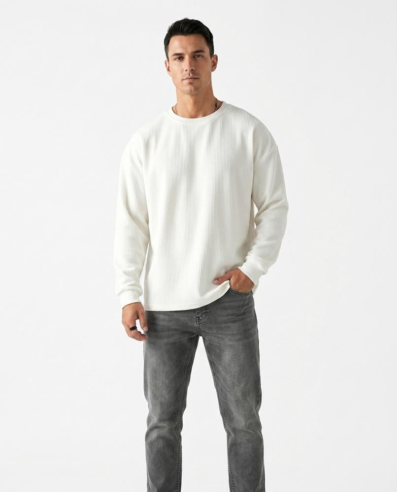 Nord Wear - Zufet | Corduroy Crewneck Sweatshirt Men