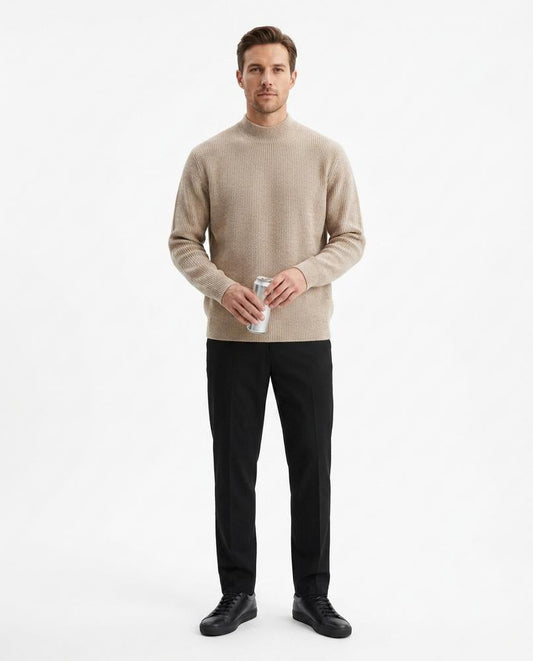 Nord Wear - Yehud | Rib-Knit Mock-Neck Sweater Men