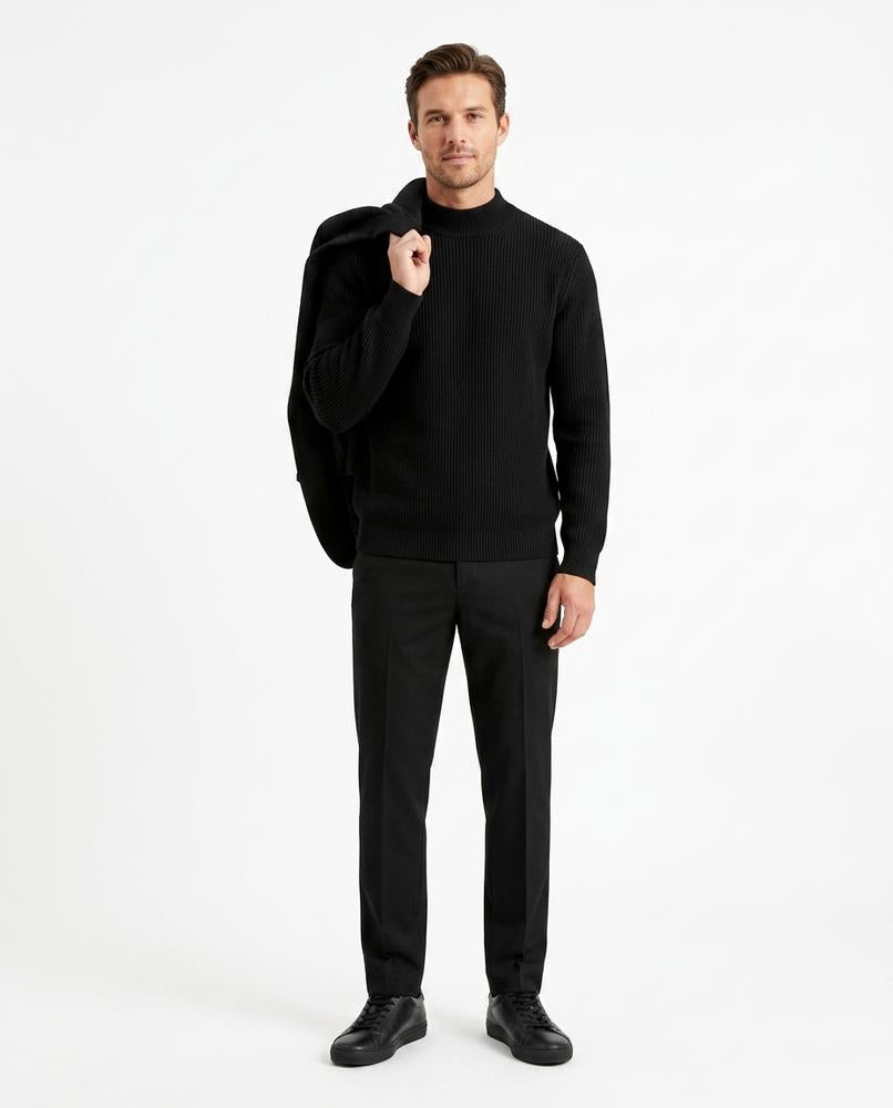 Nord Wear - Yehud | Rib-Knit Mock-Neck Sweater Men