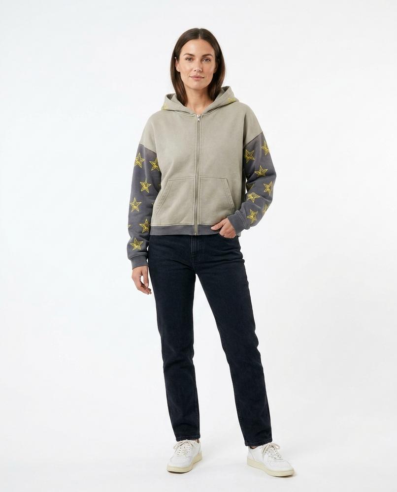 Nord Wear - Vadat | Zip-Up Star-Print Hoodie Women