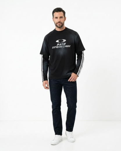 Nord Wear - Lezor | Layered-Look Printed T-Shirt Men