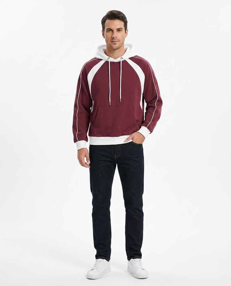 Nord Wear - Vobin | Two-Tone Piped Hoodie Men