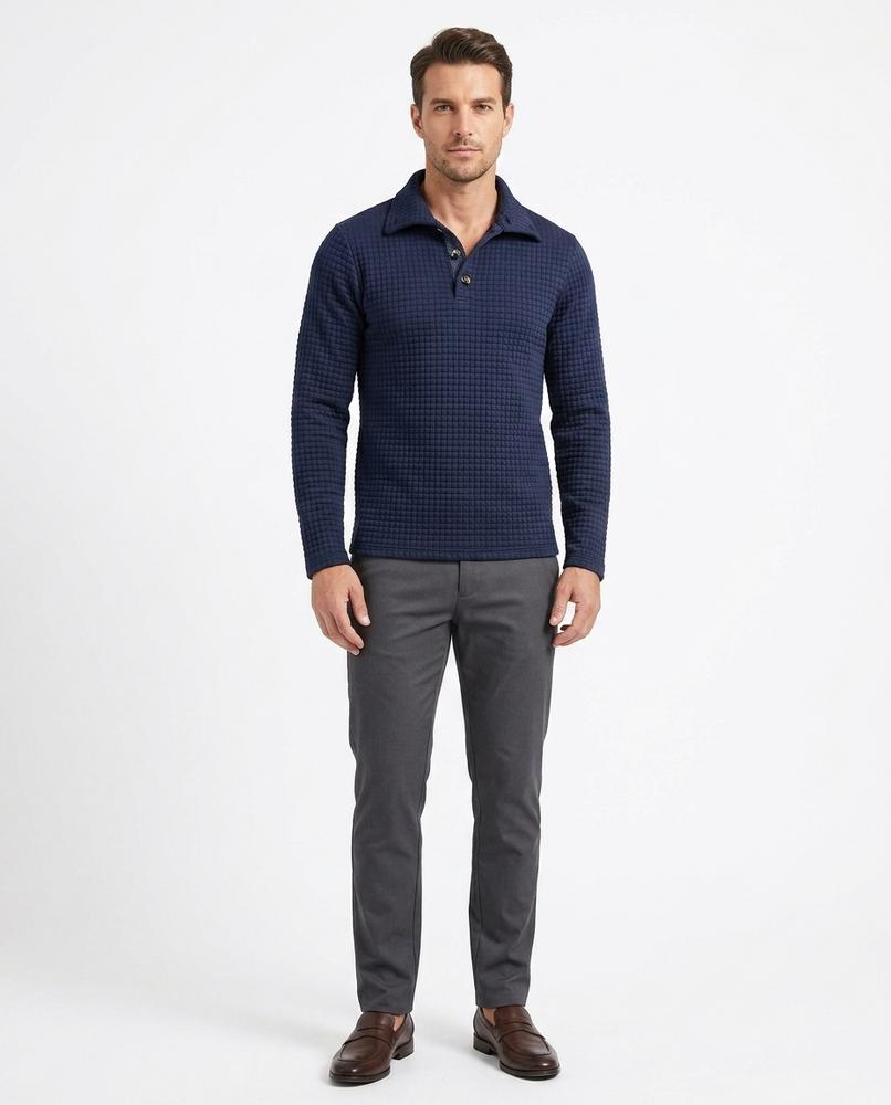Nord Wear - Nozel | Textured Collared Sweater Men