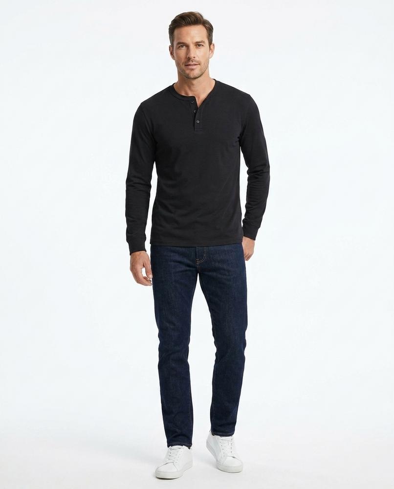 Nord Wear - Rizul | Long-Sleeved Henley Neck T-Shirt Men