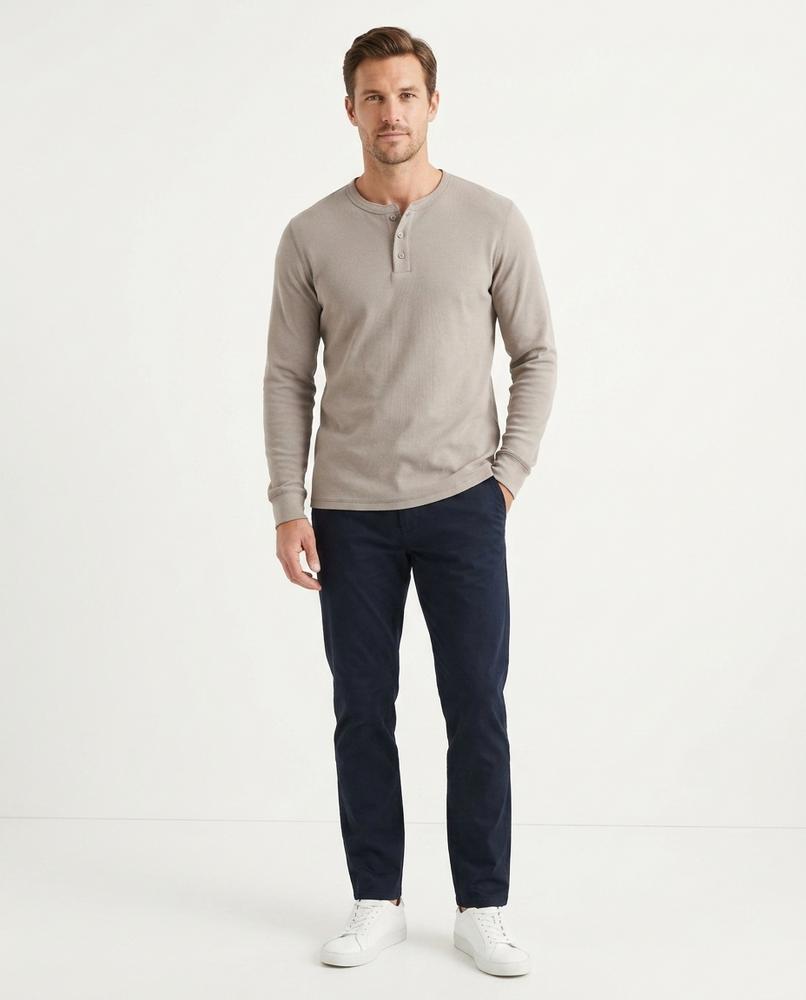 Nord Wear - Rizul | Long-Sleeved Henley Neck T-Shirt Men