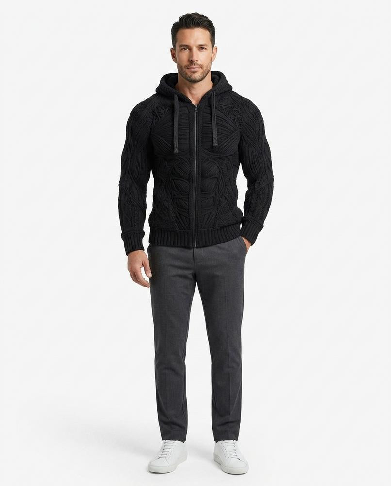Nord Wear - Cipim | Zip-Up Cable-Knit Knit Cardigan Men