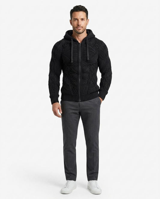 Nord Wear - Cipim | Zip-Up Cable-Knit Knit Cardigan Men