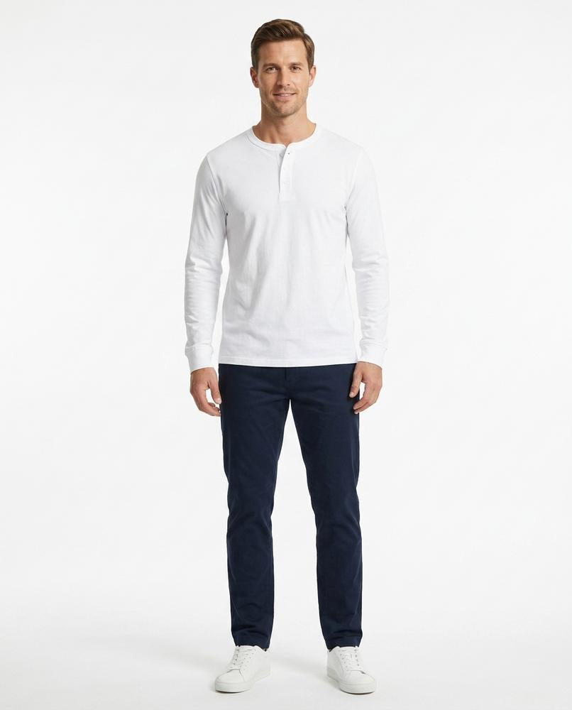 Nord Wear - Rizul | Long-Sleeved Henley Neck T-Shirt Men